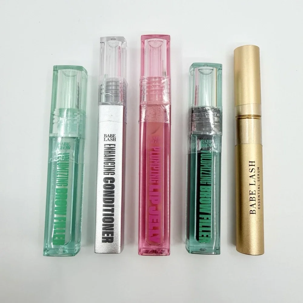 Babe Original Set Lash Brow Filler Plumping Lip Jelly All New And Sealed Bottles